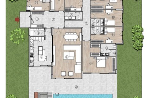 Продажа виллы  в Бююкчекмедже, Стамбуле, Турция 4+2, 406м2, №238778 – фото 13