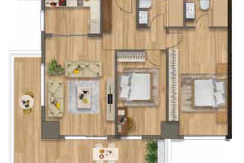 2+1 Leilighet i Izmir, Tyrkia Nr. 238779 - 11