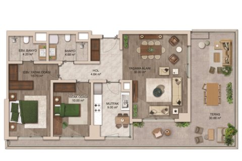 Daire 1+1 Beşiktaş, İstanbul, Türkiye №238746 - 12