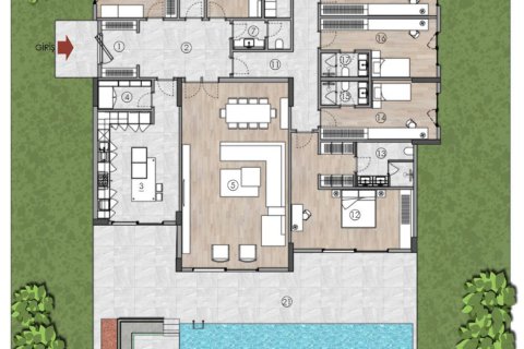 Продажа виллы  в Бююкчекмедже, Стамбуле, Турция 4+2, 406м2, №238778 – фото 12
