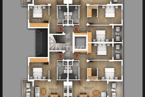 2+1 Lägenhet i Dalaman, Mugla, Turkiet Nr. 238472 - 11