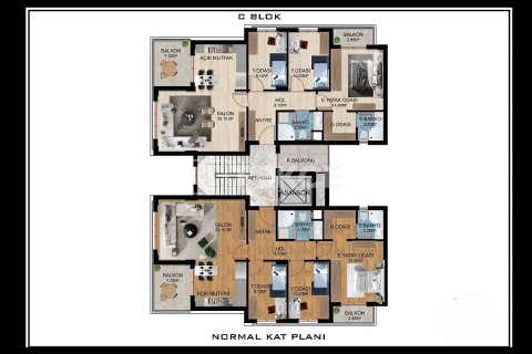 2+1 Lejlighed i Antalya, Tyrkiet Nr. 238276 - 24