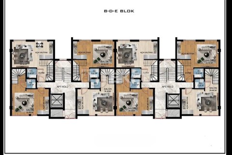2+1 Lejlighed i Antalya, Tyrkiet Nr. 238276 - 23