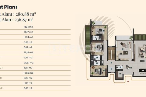 Продажа виллы в Анкаре, Турция 7+1, 862м2, №238600 – фото 20