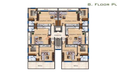 Apartment for sale in Northern Cyprus, studio, 55m2, No. 168099 – photo 19