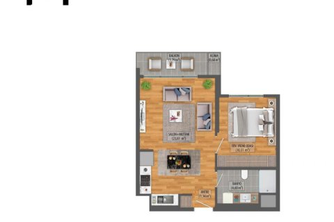 Lägenhet  i Basaksehir, Istanbul, istanbul, Turkiet Nr. 238883 - 7