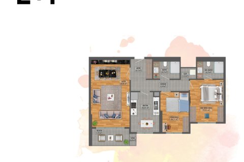Lägenhet  i Basaksehir, Istanbul, istanbul, Turkiet Nr. 238883 - 8