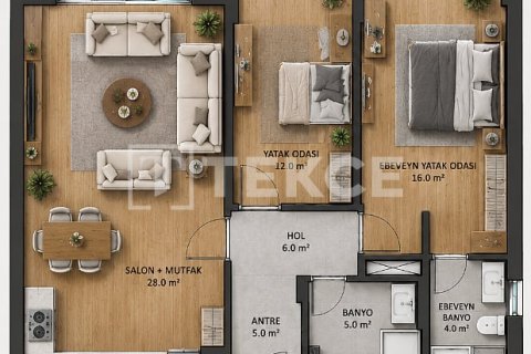 2+1 Wohnung in Mersin, Türkei Nr. 238470 - 19