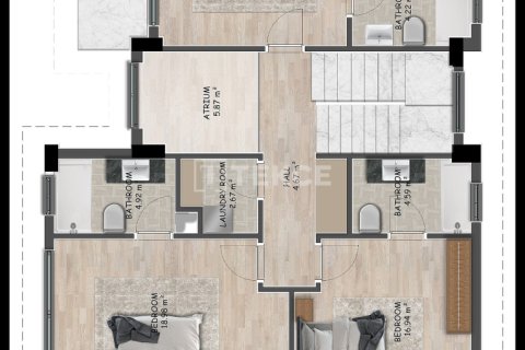 Продажа виллы  в Фетхие, Мугле, Турция 4+1, 240м2, №194022 – фото 24
