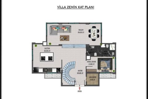 Villa 5+1 Kargıcak, Alanya, Antalya, Türkiye №238242 - 17