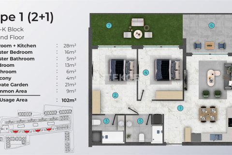 3+1 Wohnung in Iskele, Nr. 238682 - 27