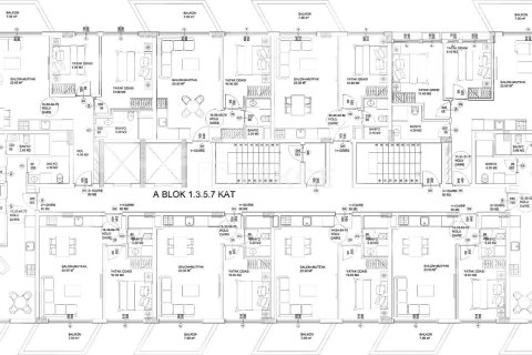 4+1 Takleilighet  i Alanya, Antalya, Tyrkia Nr. 238500 - 30