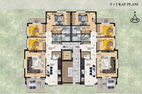 3+1 Wohnung in Serik, Antalya, Türkei Nr. 238461 - 14