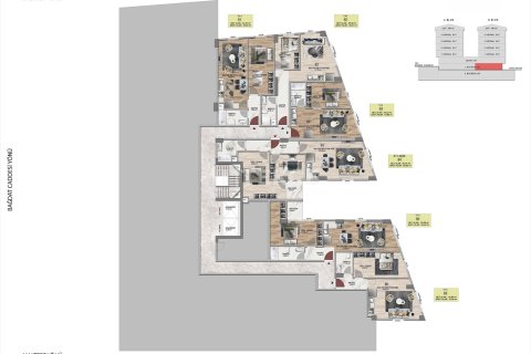 Продажа квартиры в Стамбуле, Турция 2+1, 79м2, №238282 – фото 15