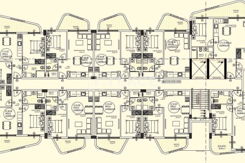 2+1 Penthäuser in Alanya, Antalya, Türkei Nr. 238679 - 16