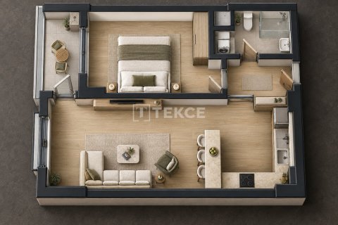 2+1 Lejlighed  i Antalya, Tyrkiet Nr. 212662 - 26