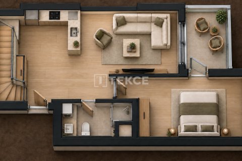 2+1 Lejlighed  i Antalya, Tyrkiet Nr. 212662 - 27