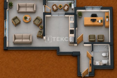 2+1 Lejlighed  i Antalya, Tyrkiet Nr. 212662 - 21