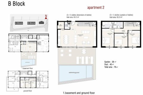 2+1 Leilighet i Alanya, Antalya, Tyrkia Nr. 238603 - 25