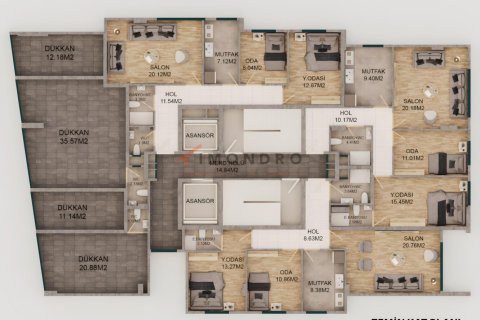 1+1 Lejlighed  i Küçükçekmece, Istanbul, Tyrkiet Nr. 238376 - 6