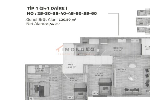 1+1 Lejlighed  i Küçükçekmece, Istanbul, Tyrkiet Nr. 238376 - 11