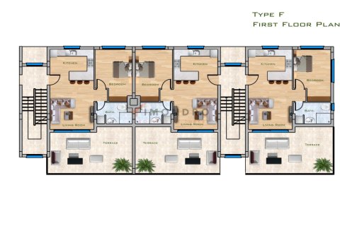 1+1 Lejlighed i Yeni Bogazici, Famagusta, Nr. 238391 - 21