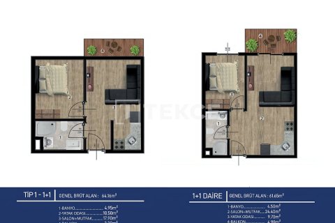 3+1 Lejlighed i Ciftlikkoy, Yalova, Tyrkiet Nr. 238440 - 16