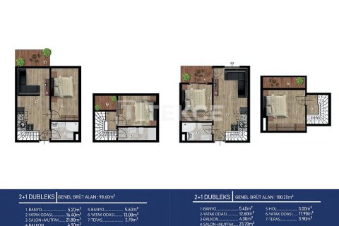 3+1 Lejlighed i Ciftlikkoy, Yalova, Tyrkiet Nr. 238440 - 18