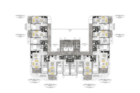 2+1 Penthouse  i Alanya, Antalya, Tyrkiet Nr. 238606 - 24