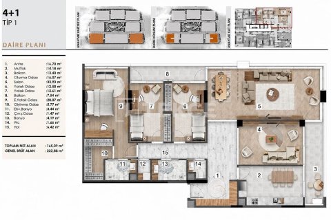 2+1 Leilighet i Istanbul, Tyrkia Nr. 238564 - 22