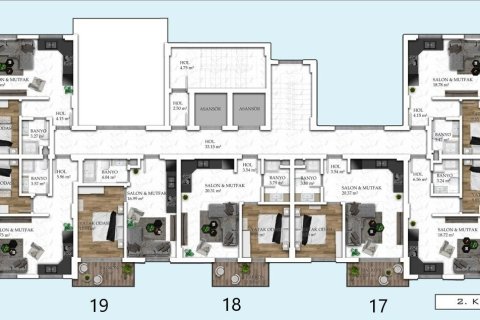Apartment for sale in Avsallar, Antalya, Turkey, 1 bedroom, 55m2, No. 47427 – photo 26