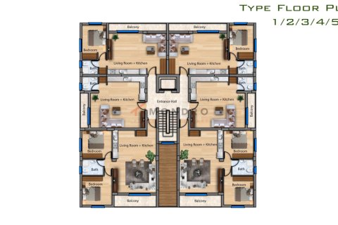 Apartment for sale in Northern Cyprus, 1 bedroom, 70m2, No. 168100 – photo 17