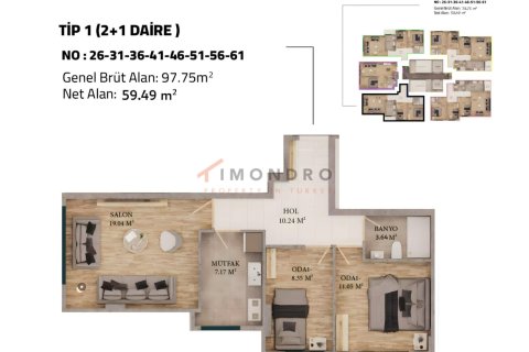 2+1 Lejlighed  i Küçükçekmece, Istanbul, Tyrkiet Nr. 238377 - 8