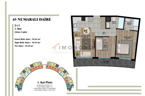 3+1 Leilighet i Aksu, Antalya, Tyrkia Nr. 238618 - 11