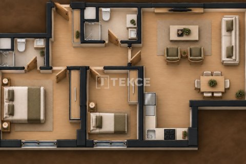 2+1 Penthouse  i Antalya, Tyrkiet Nr. 212664 - 23