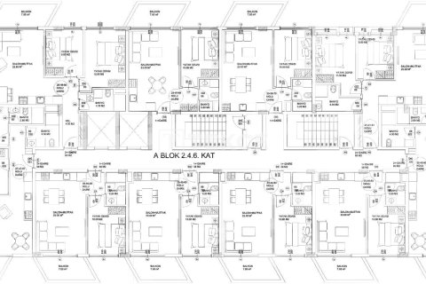 Penthouse for sale  in Alanya, Antalya, Turkey, 2 bedrooms, 90m2, No. 238498 – photo 29