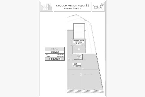 ویلا در در Yekta Kingdom Premium Villas Alanya ، ترکیه 4 خوابه ، 819.2 متر مربع. شماره 170405 - 15