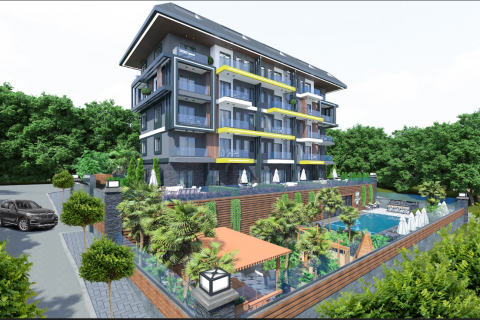 3+1 Takvåning i Kestel, Antalya, Turkiet Nr. 102995 - 5