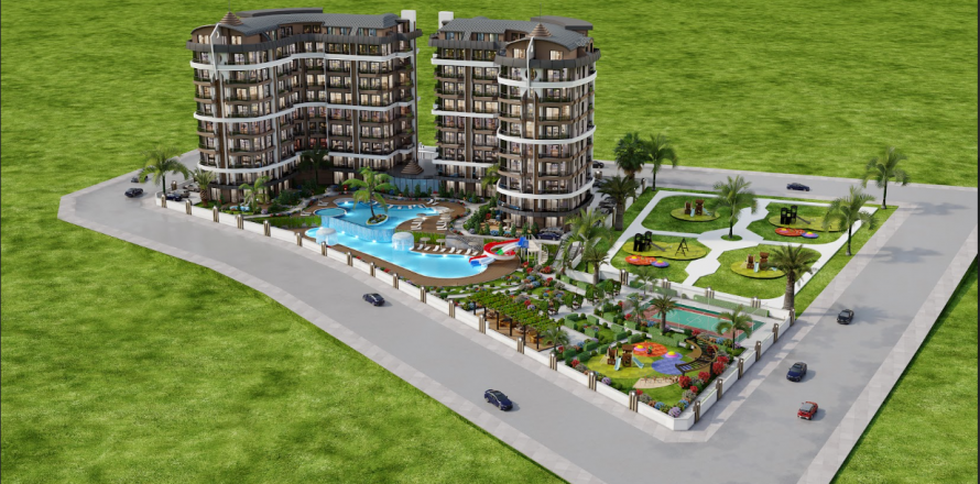 2+1 Lejlighed i Konakli, Antalya, Tyrkiet Nr. 107030