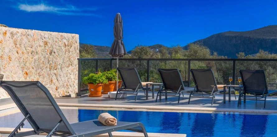 3+1 Villa  i Kalkan, Antalya, Turkiet Nr. 232589