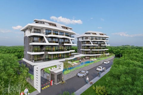 1+1 Wohnung in Oba, Antalya, Türkei Nr. 107955 - 8