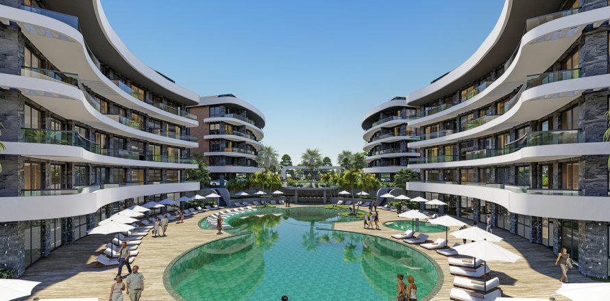 3+1 Penthouse  in Oba, Antalya, Turkey No. 103229