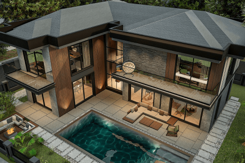 4+1 Villa  in Fethiye, Mugla, Türkei Nr. 212444
