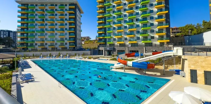 Daire Konak Green Towers 1+1, Avsallar, Antalya, Türkiye №232420