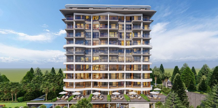 1+1 Wohnung in Kavi Skyland, Demirtas, Alanya, Antalya, Türkei Nr. 87880