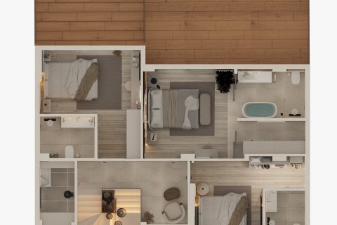 4+1 Villa i Kemer, Antalya, Turkiet Nr. 217156 - 11
