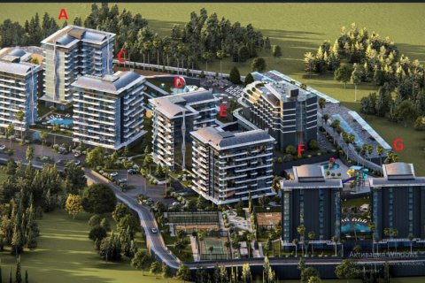 Продажа квартиры в Авсалларе, Анталье, Турция 1+1, 53м2, №97662 – фото 7