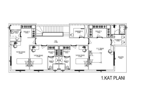 5+1 Villa  i Antalya, Turkiet Nr. 135546 - 6