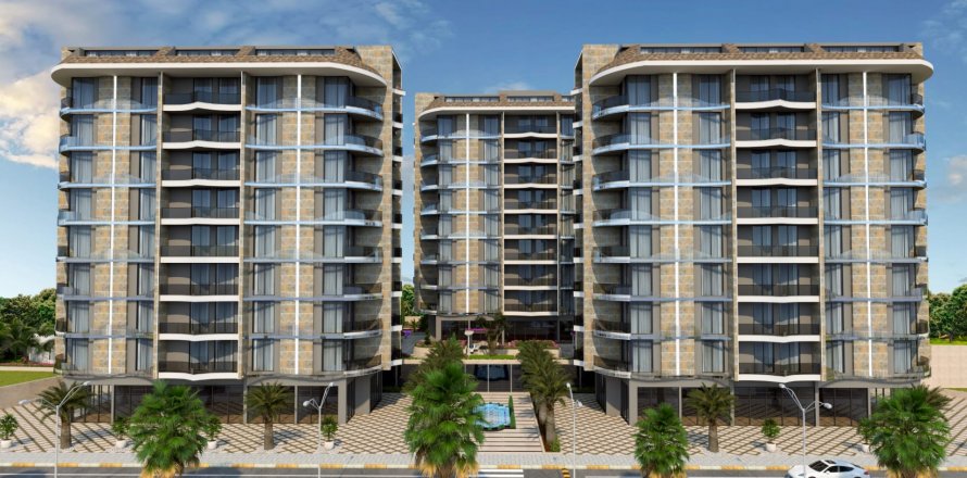 Daire  1+1  Tosmur, Alanya, Antalya, Türkiye №136552
