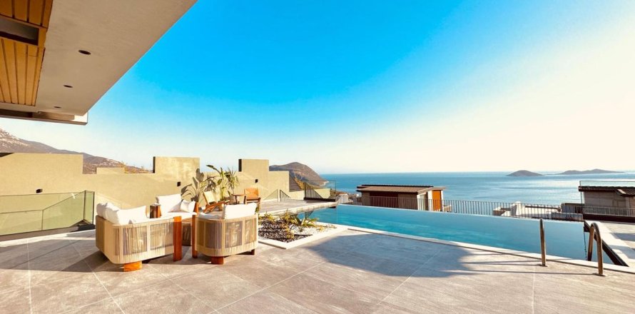 3+1 Villa i Kalkan, Antalya, Tyrkia Nr. 227451
